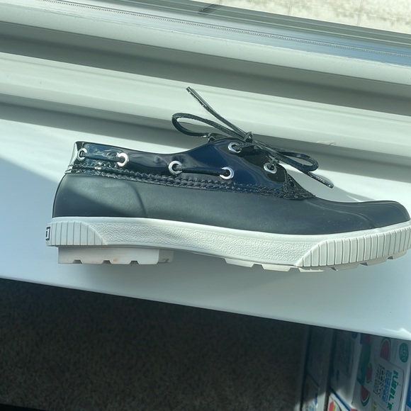 Michael Kors Hyde Black Duck Shoes Sz 8 - Picture 6 of 7